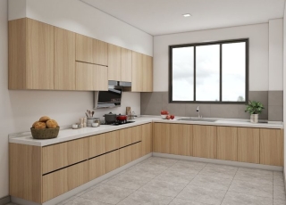  Phân phối nhựa Vincoplast làm tủ bếp chữ l  tại miền Nam